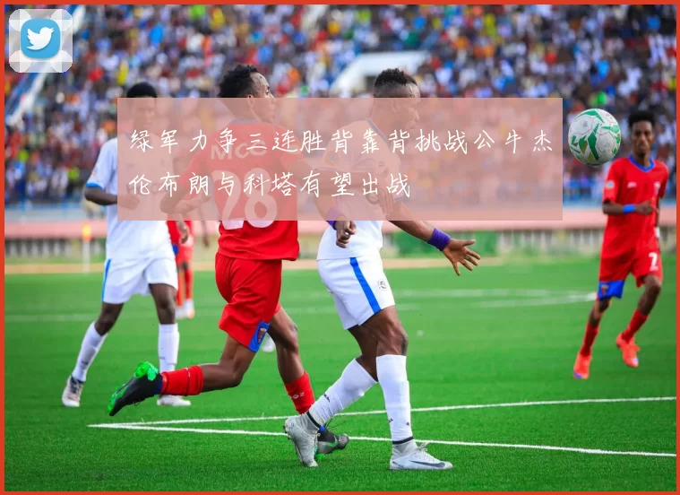 绿军力争三连胜背靠背挑战公牛杰伦布朗与科塔有望出战